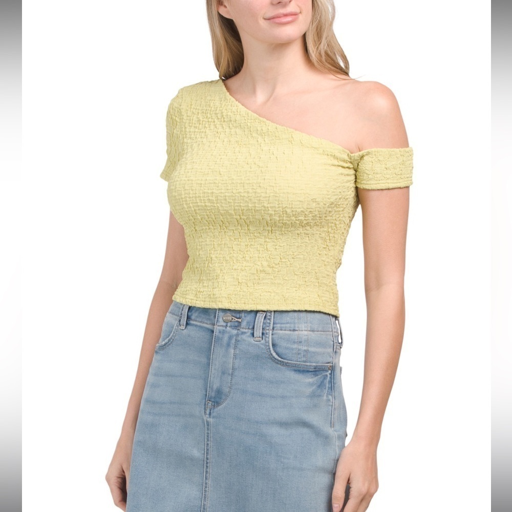 EMORY PARK NWT off the shoulder crop top size S